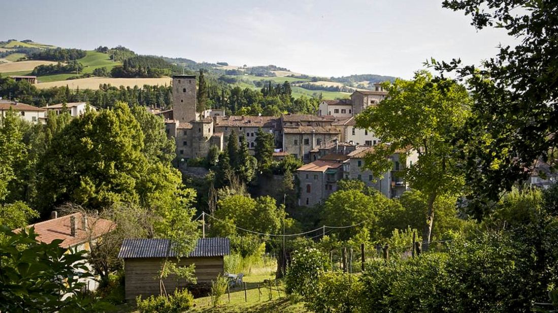 <strong>Good times: </strong>Marisa Ragi, owner of the Al Vecchio Convento Albergo Diffuso in the village of Portico di Romagna in northern Italy's Emilia Romagna region, says that business was good over the summer despite the coronavirus.