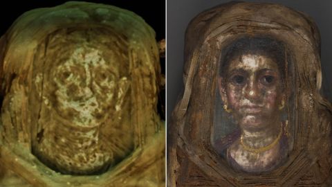 The mummy's portrait dated it to 150-200 AD.