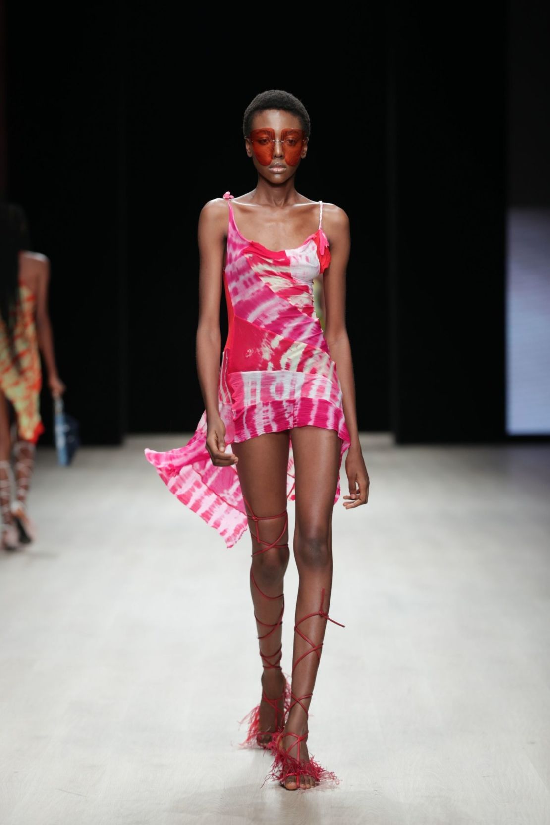 Asai's Lagos Hot Wok dress debut at Arise Fashion Week in Lagos, Nigeria
