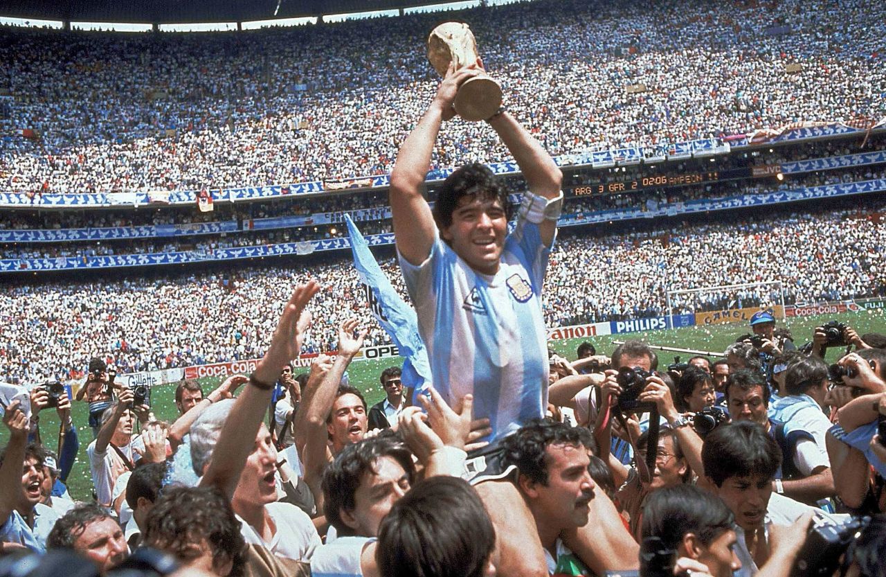 Argentina soccer legend <a href="https://www.cnn.com/2020/11/25/football/diego-maradona-death-argentina-spt-intl/index.html" target="_blank">Diego Maradona</a> died at the age of 60, a source close to his family confirmed to CNN on November 25. A source from the Argentinian Justice Ministry who was present at the time of Maradona's autopsy said the cause of death was an "acute secondary lung edema to exacerbated chronic heart failure." Maradona, regarded as one of the greatest players in the history of the game, became a household name after inspiring his country to World Cup glory in 1986.