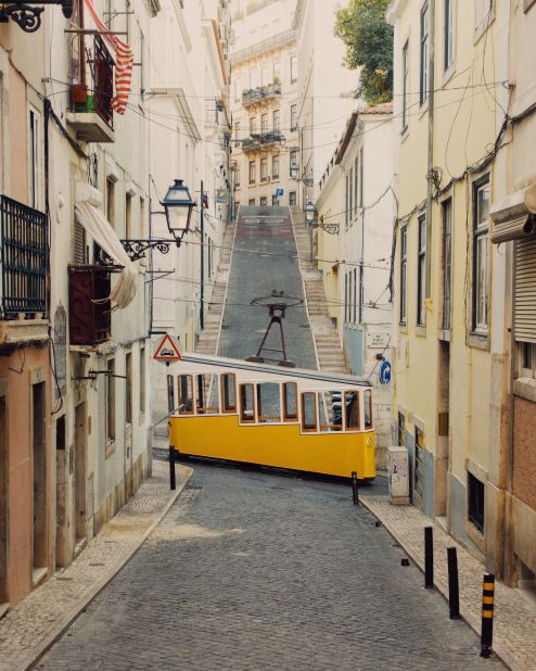 Built in 1892, the Ascensor da Bica is a funicular railway in Lisbon, Portugal. 