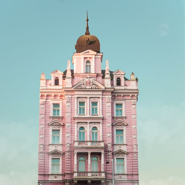 The Hotel Opera, built in Prague, Czech Republic, in the late 19th century.