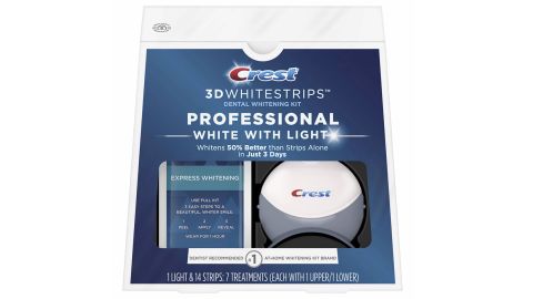Crest 3D Whitestrips Professional White with Light Kit