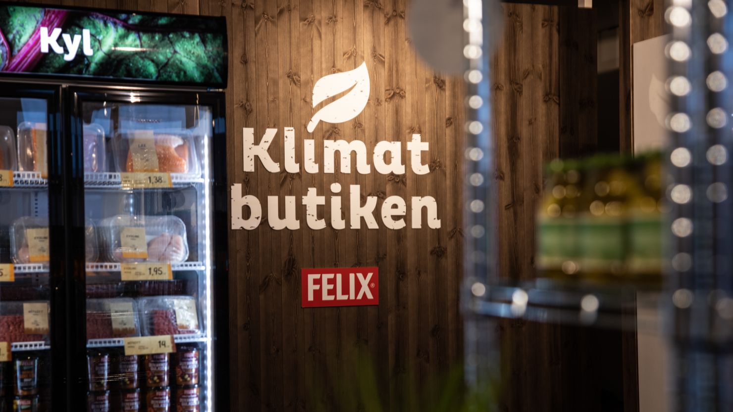 Swedish food brand Felix opened a pop-up shop where shoppers paid for goods based on their carbon emissions.