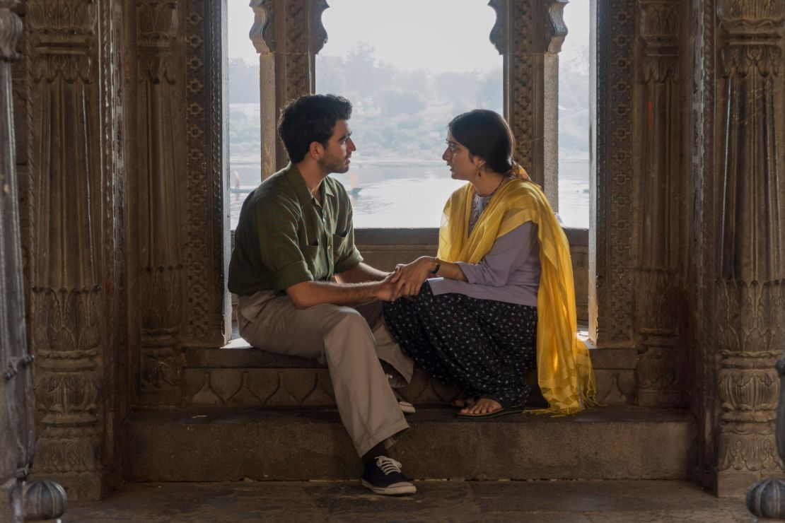 Danesh Razvi as Kabir Durrani (left) and Tanya Maniktala as Lata Mehra (right) star in "A Suitable Boy."