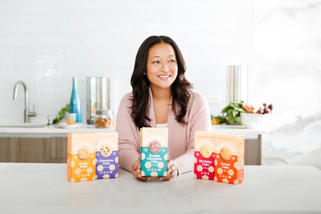 Denise Woodard founded Partake after her daughter's struggle with food allergies and the lack of allergen-free food options on grocery aisles.
