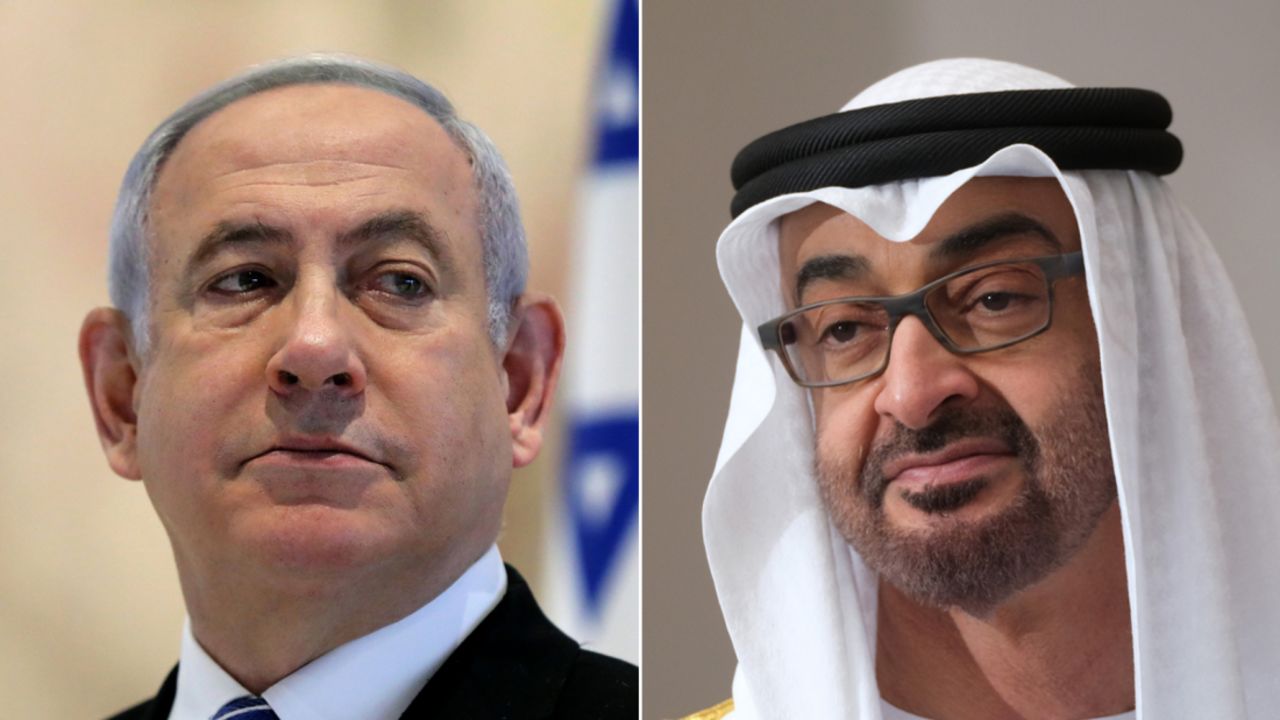 Benjamin Netanyahu - Mohammed bin Zayed Al Nahyan SPLIT