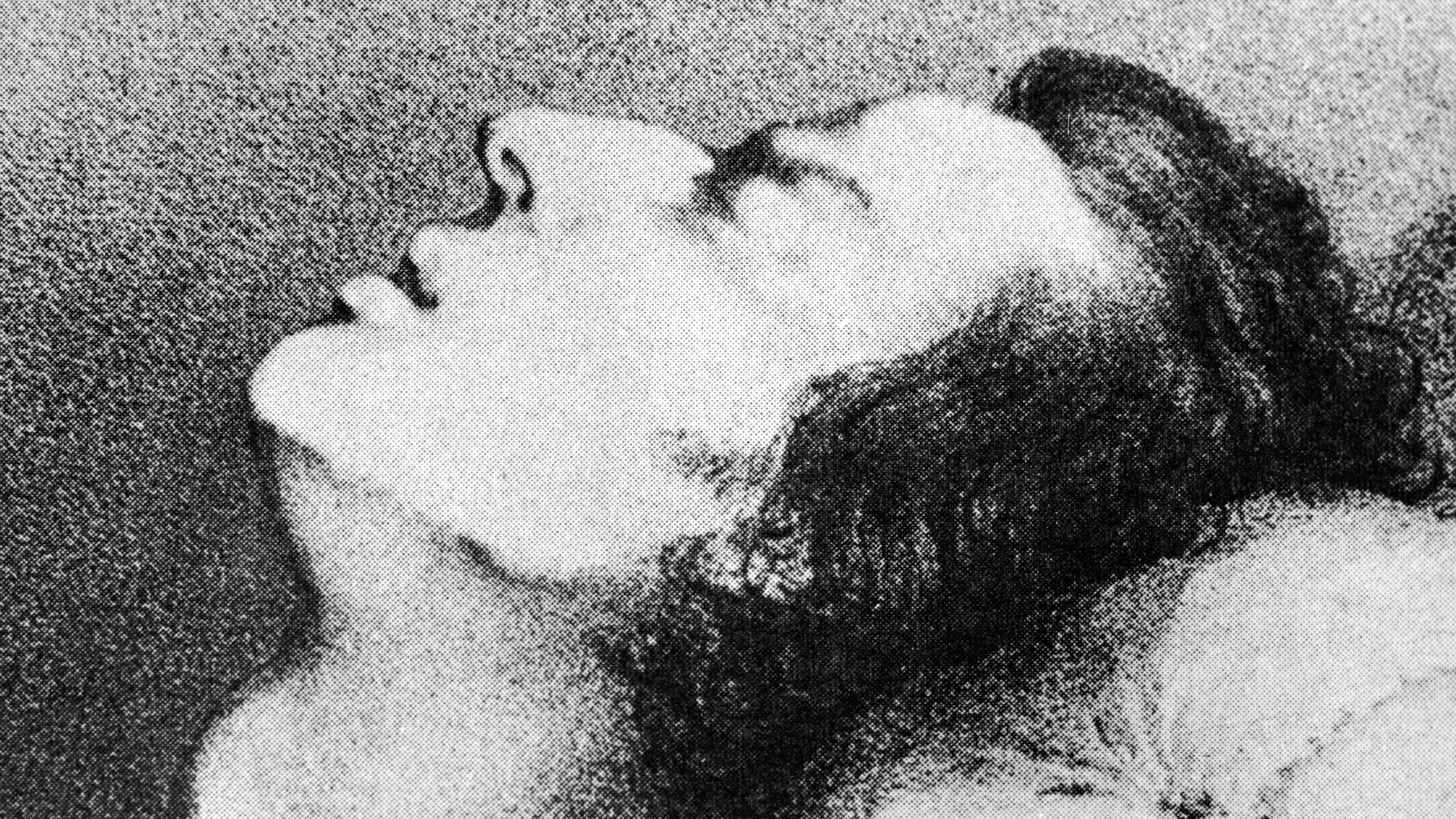 A drawing of Polish-born composer and pianist Frederic Chopin on his deathbed in 1849.