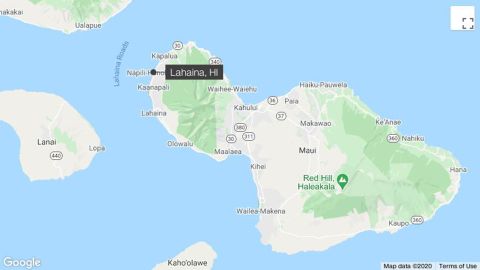 The incident took place about 100 yards off shore from the Mahina Surf Condominiums in Lahaina, West Maui.