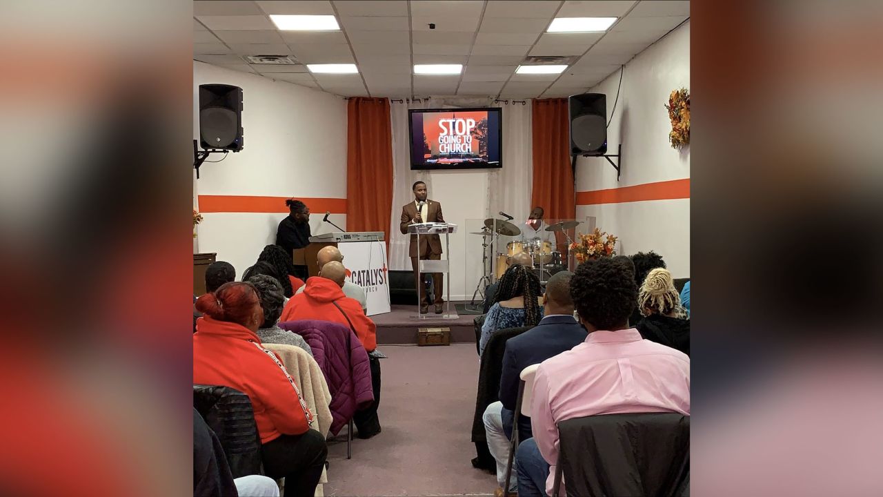 Keon Gerow, senior pastor at Catalyst Church in West Philadelphia, talks openly about mental health ― from the pulpit and one-on-one with his congregants. 
