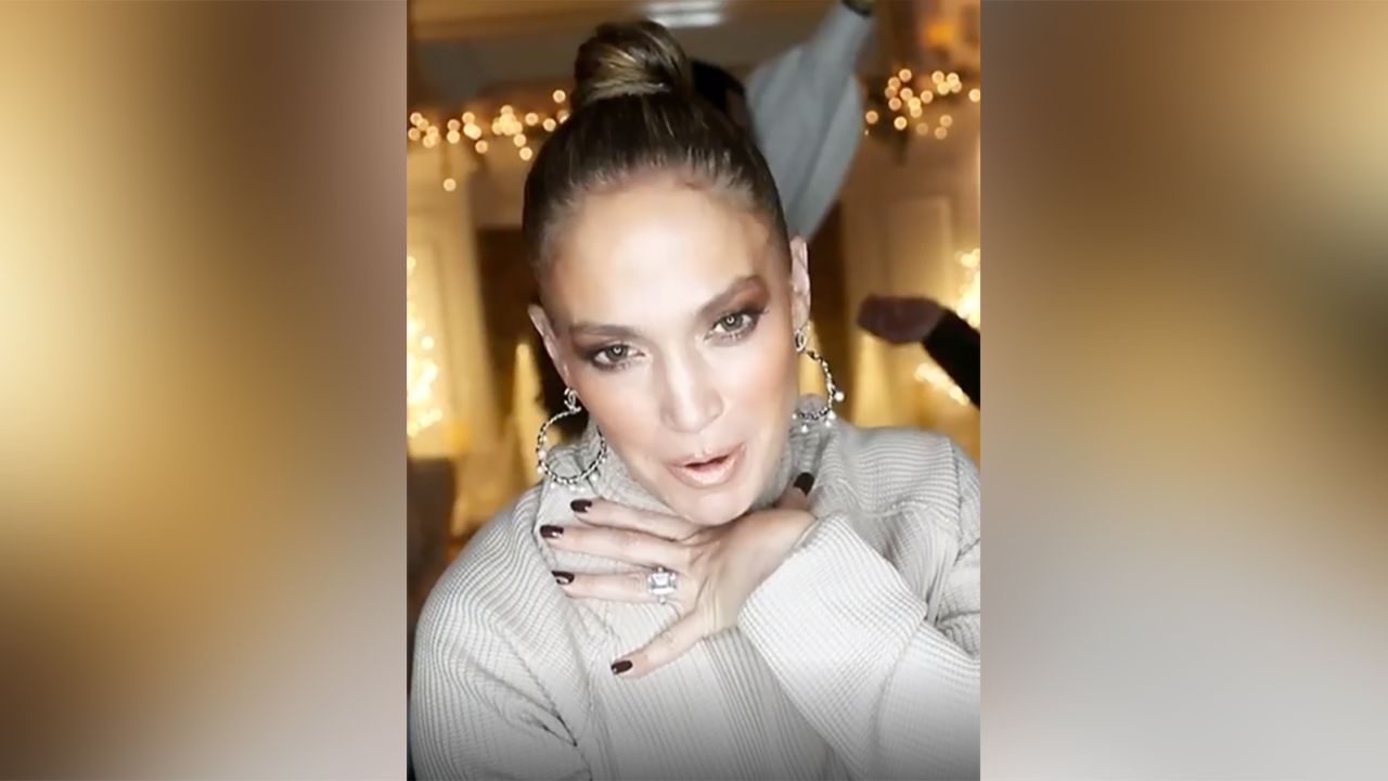 Jennifer Lopez celebrates the release of her new single with a virtual