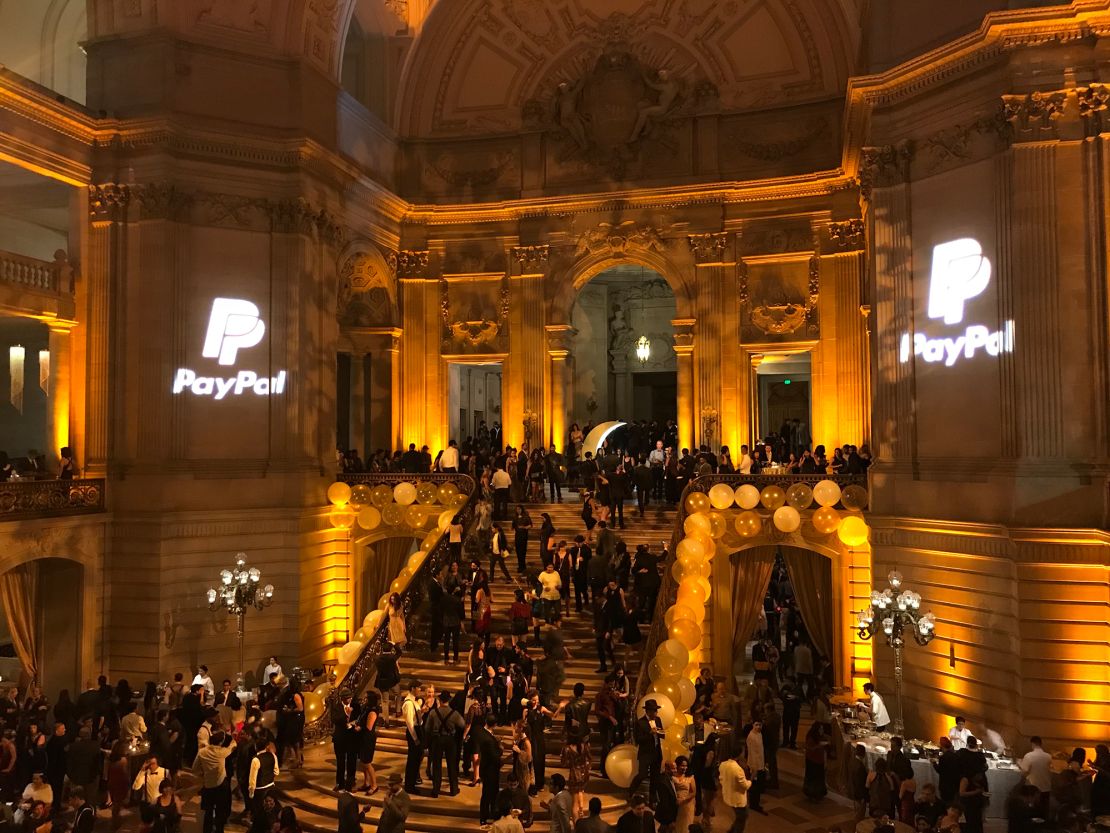 Life pre-Covid: PayPal's 2017 San Jose site holiday party at San Francisco's City Hall