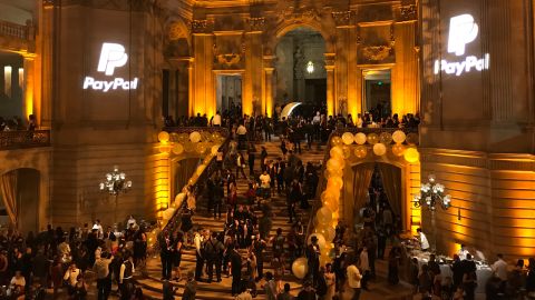 Life pre-Covid: PayPal's 2017 San Jose site holiday party at San Francisco's City Hall