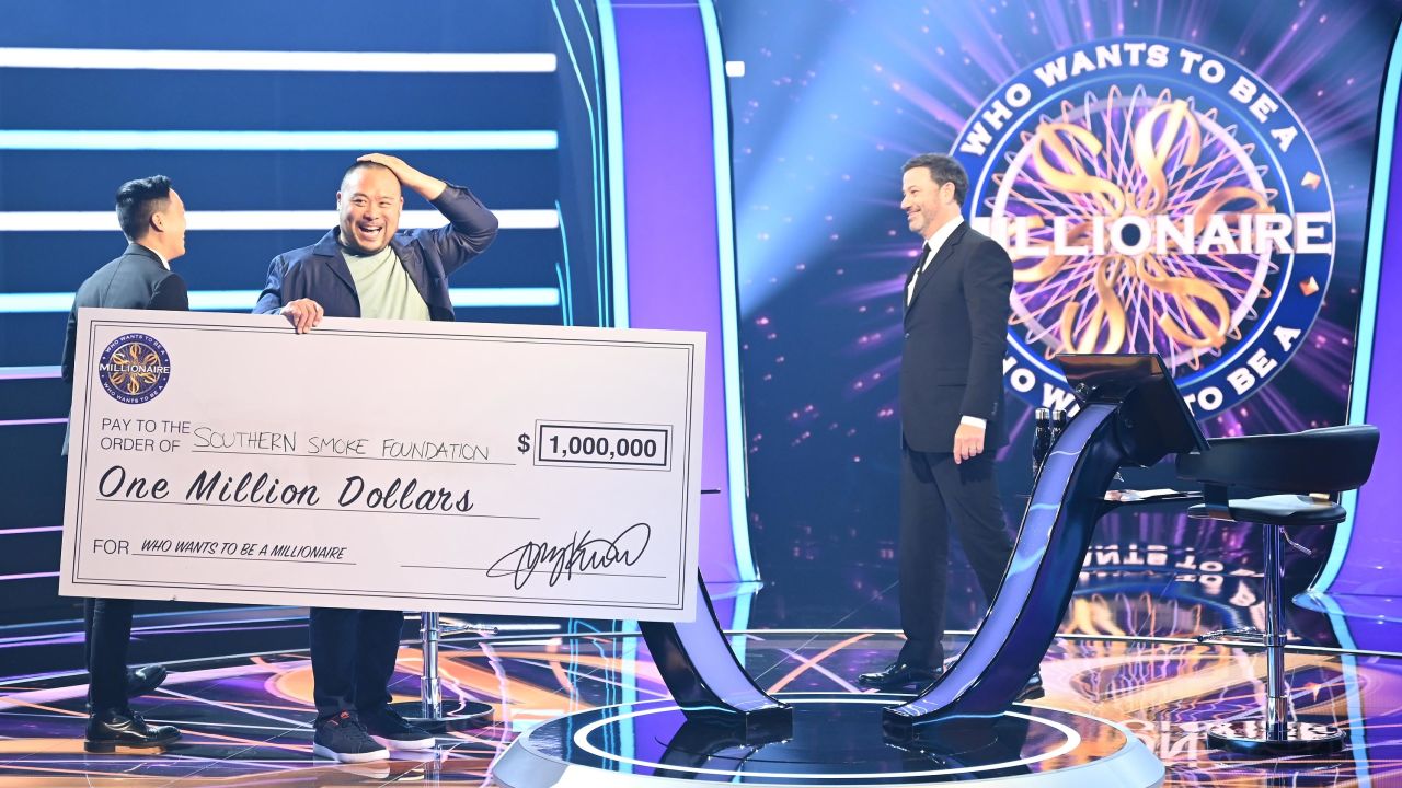 David Chang became the first celebrity to win $1 million on the show.