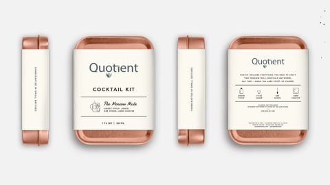 Quotient's marketing team will get DIY cocktail kits for its holiday party.