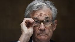 WASHINGTON, DC - SEPTEMBER 24: Federal Reserve Board Chairman Jerome Powell testifies during a Senate Banking Committee hearing on Capitol Hill on September 24, 2020 in Washington, DC. Powell and U.S. Treasury Secretary Steven Mnuchin are testifying about the CARES Act and the economic effects of the coronavirus pandemic. (Photo by Drew Angerer/Getty Images)