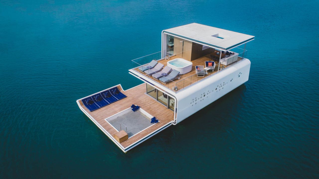 <strong>Floating Seahorse:</strong> Among the Heart of Europe's signature properties are the Floating Seahorse villas, with rooms offering views above and below the waterline. 
