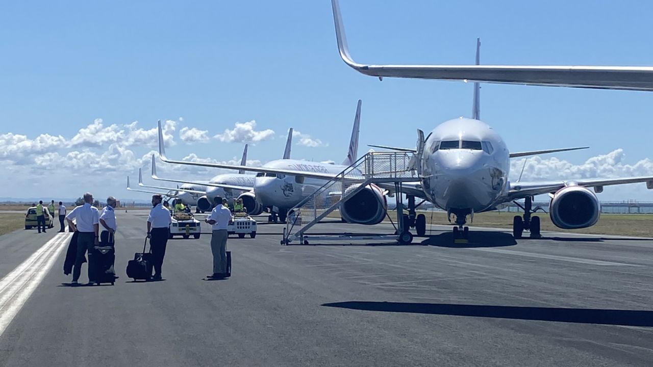<strong>One-way trip:</strong> Five B737-800s being returned to lessor from Brisbane, Australia to Goodyear, Arizona, with a Jet Test crew of 10 pilots and one engineer.