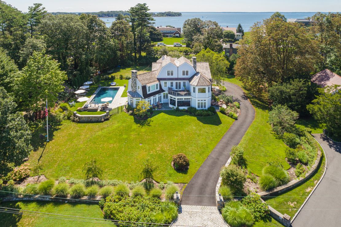 A five-bedroom home in the Riverside section of Greenwich, Connecticut, which is on the market for $7.25 million.