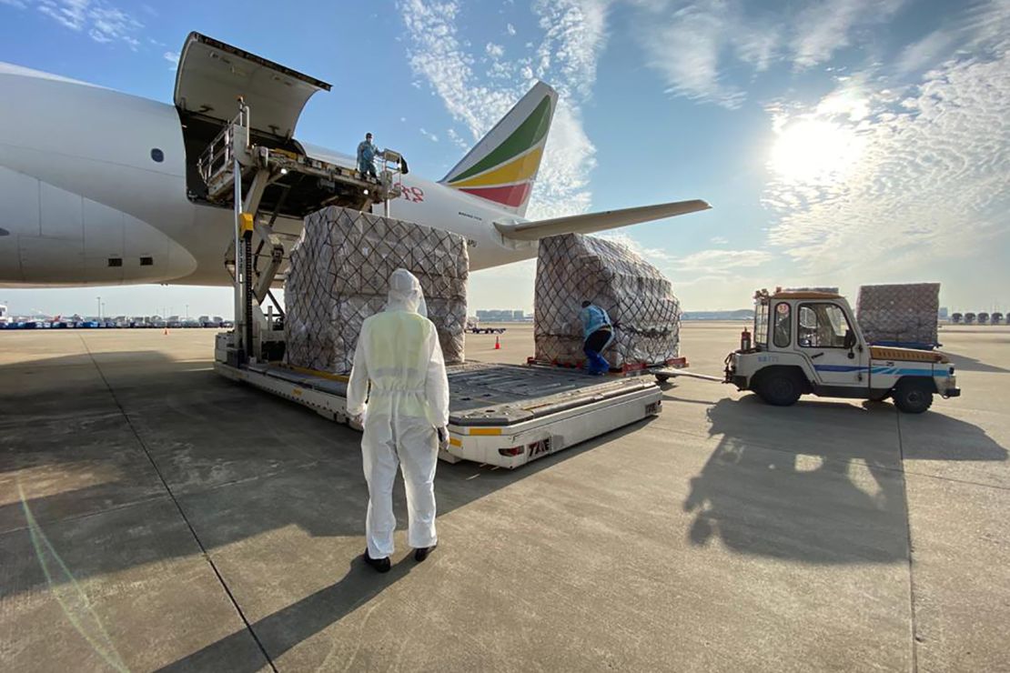 Cainiao has partnered with Ethiopian Airlines to distribute Chinese-made coronavirus vaccines abroad.