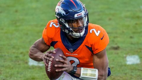 Denver Broncos rookie wide receiver Kendall Hinton was forced to play quarterback against the New Orleans Saints on Sunday because the team's regular quarterbacks were sidelined by coronavirus.