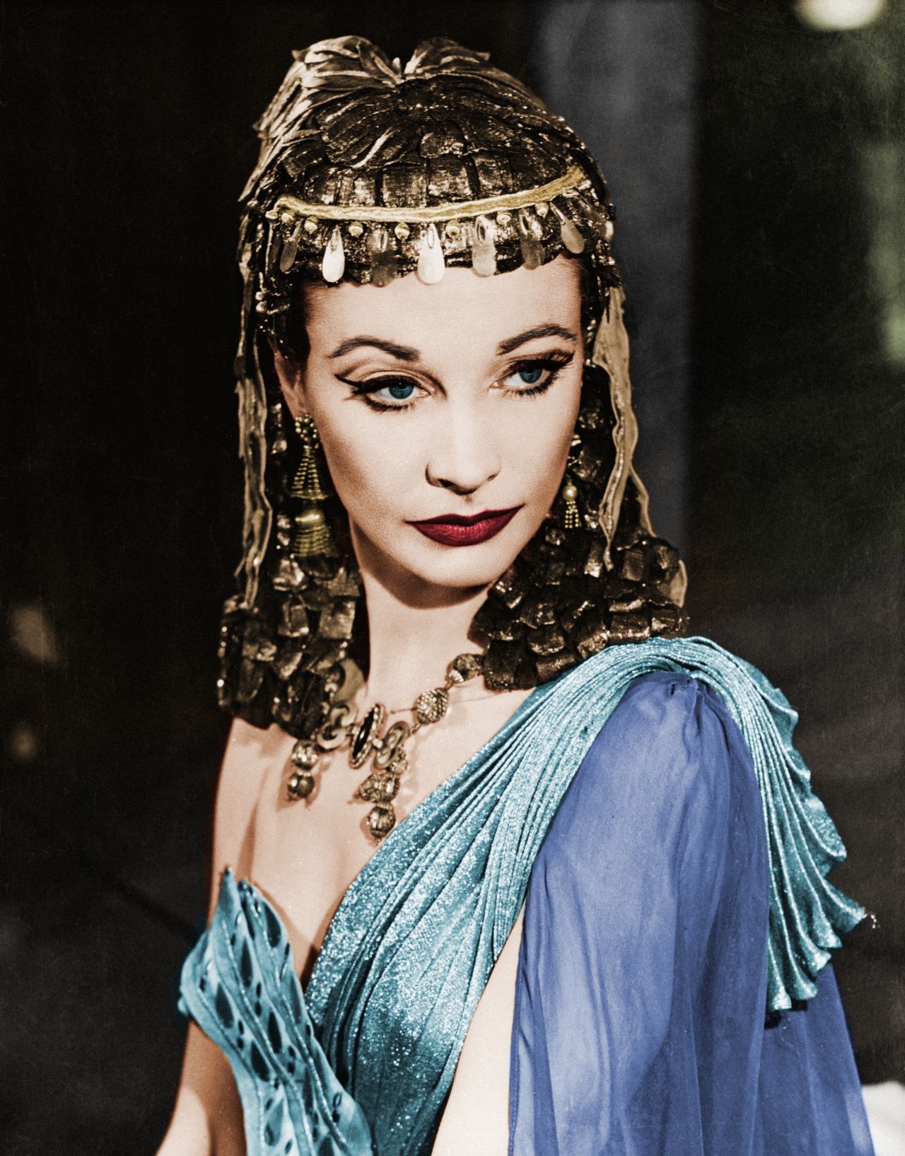 Actress Vivien Leigh in a stage version of Shakespeare's "Antony and Cleopatra," 1951.