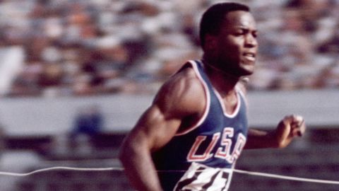 Rafer Johnson won the 1960 Olympic Decathlon in his last race.