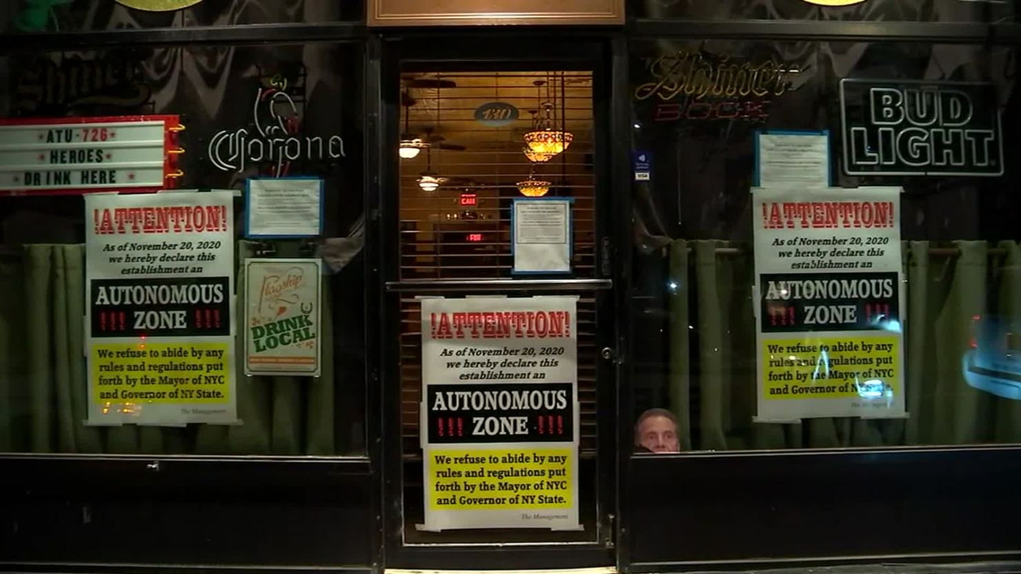 The Staten Island bar declared itself an "autonomous zone."