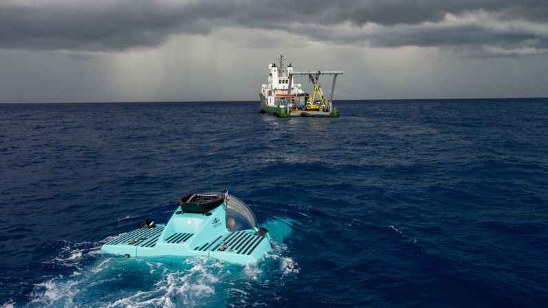 <strong>Game-changing move: </strong>The $5.5 million vessel, described as "a salon under the sea," provides an immersive underwater view for those on board.