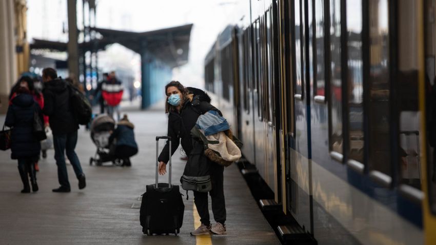 BUDAPEST, HUNGARY - NOVEMBER 20: People wearing masks, using public transportation during the coronavirus epidemic on November 20, 2020 in Budapest, Hungary. This weekend Hungary will receive the first batch of Russian made Sputnik V COVID-19 vaccine for trial tests. While the country was largely spared by the first wave of Covid-19 in the spring, the infection rates have surged in this second wave. According to data from the European Center for Disease Prevention and Control (ECDC), the country came in third given its death rate per 100,000 inhabitants, behind the Czech Republic and Belgium. (Photo by Orsi Ajpek/Getty Images)