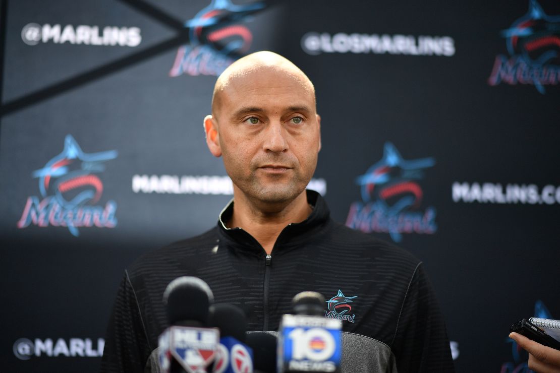 Derek Jeter, who owns a 4% stake in the Miami Marlins, is the only Black owner of an MLB team.