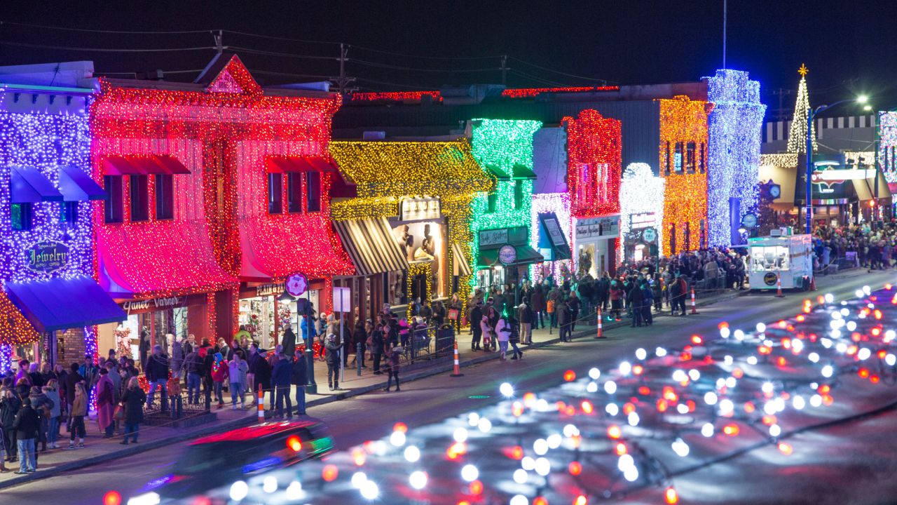 Visitors pack downtown Rochester in 2018 to enjoy the festive lights.