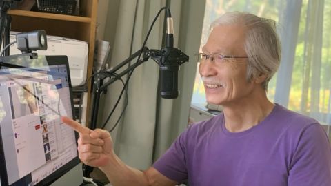 Social media helps to keep the 73-year-old young.