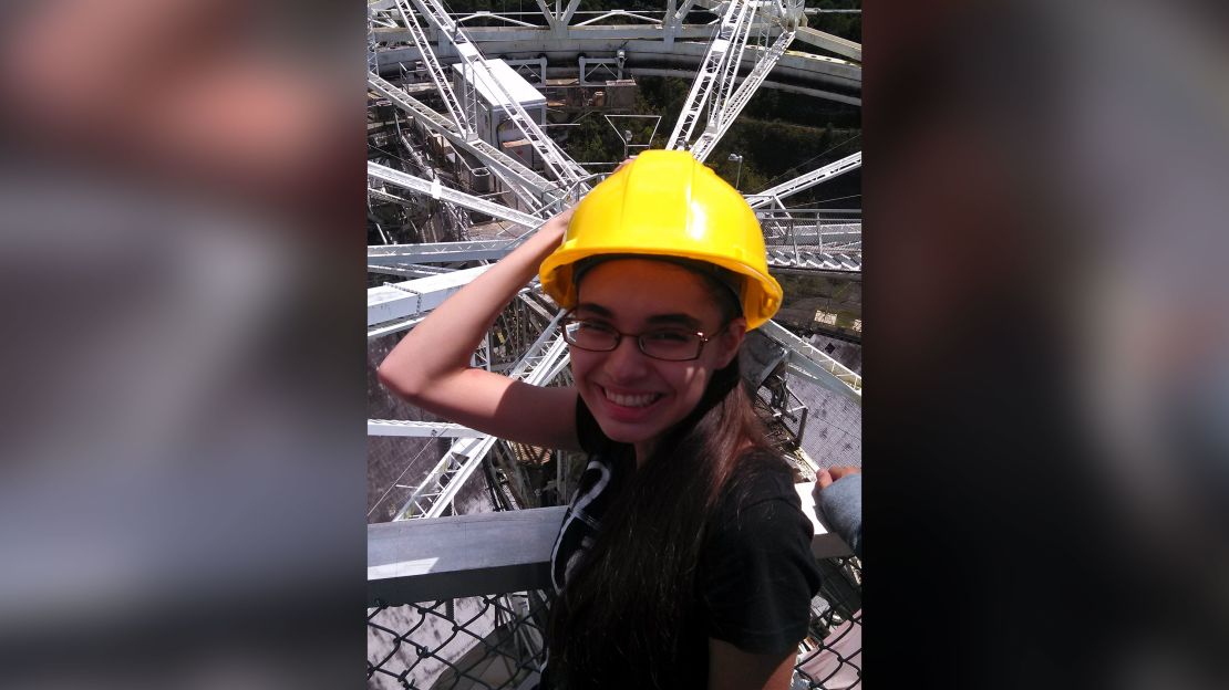 Junellie González Quiles is one of thousands of Puerto Rican students to visit the Arecibo Observatory since it was commissioned into service in 1963.