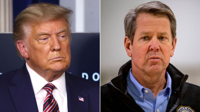 Kemp asked why Trump is not on Georgia campaign trail. Hear his answer – CNN