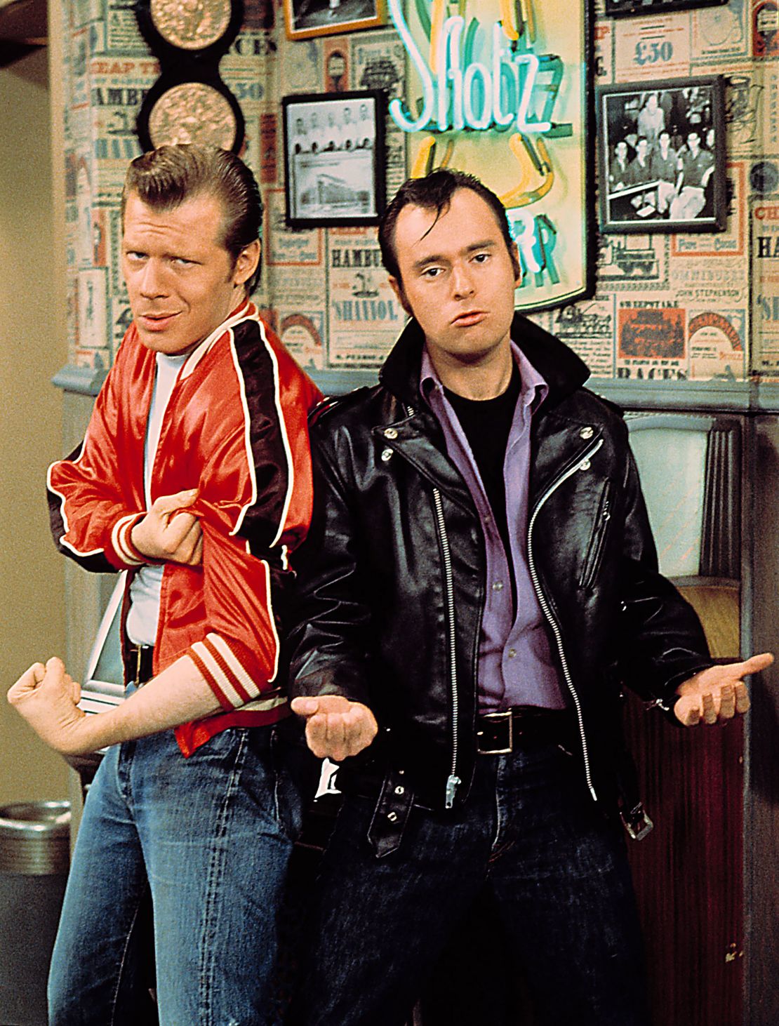 David Lander, right, and Michael McKean on "Laverne & Shirley."