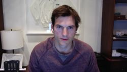American actor and tech investor Ashton Kutcher speaks to CNN about his urging of EU policymakers to grant tech giant