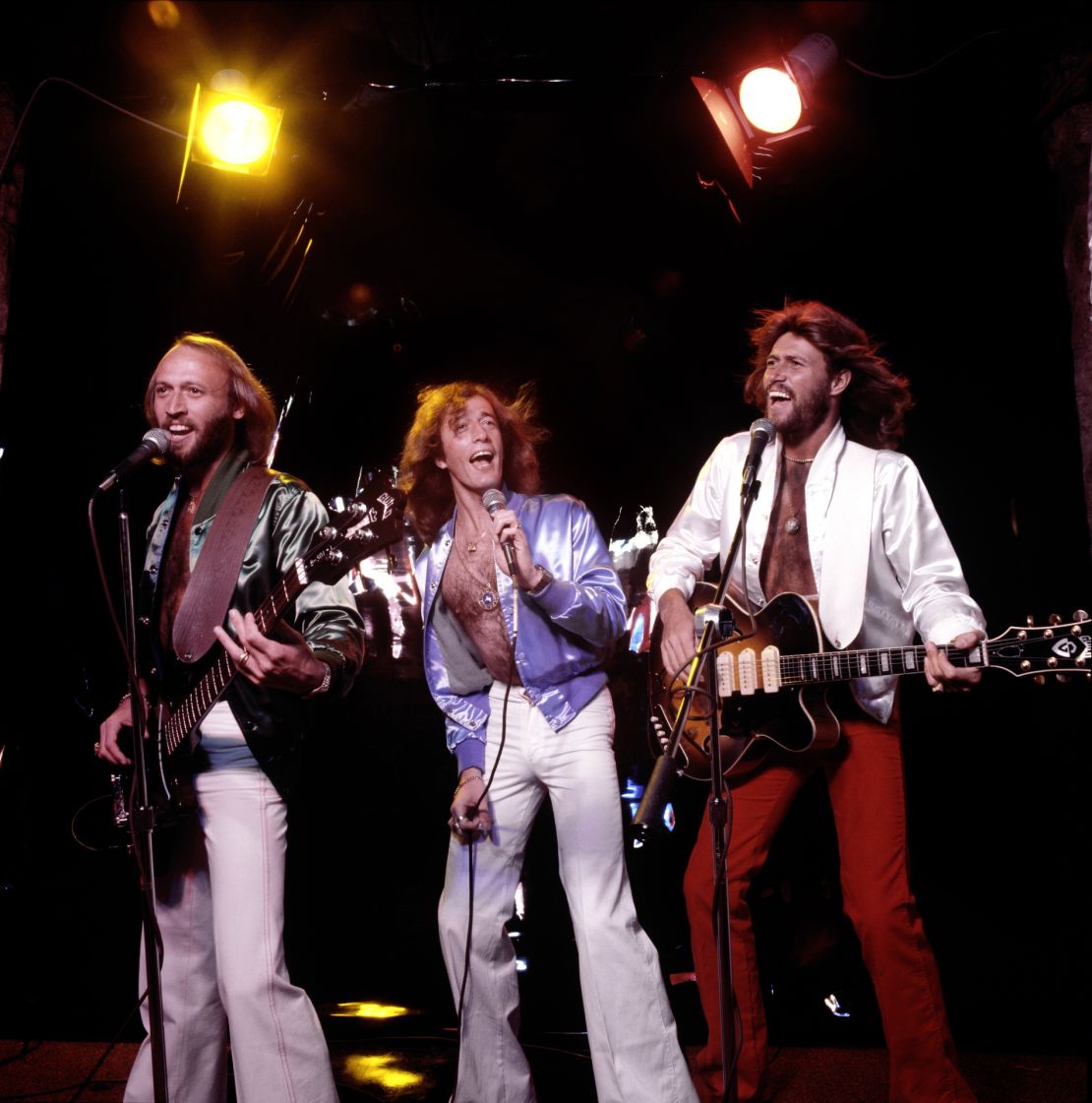 Learn about (from left) Maurice, Robin and Barry Gibb in "The Bee Gees: How Can You Mend a Broken Heart," premiering Saturday on HBO.