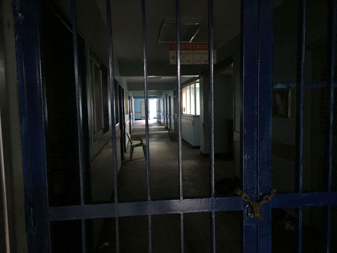 At Los Magallanes hospital, which serves some of the poorest in the capital Caracas, most of the wards are now empty, their doors chained, and electricity and water cut off.