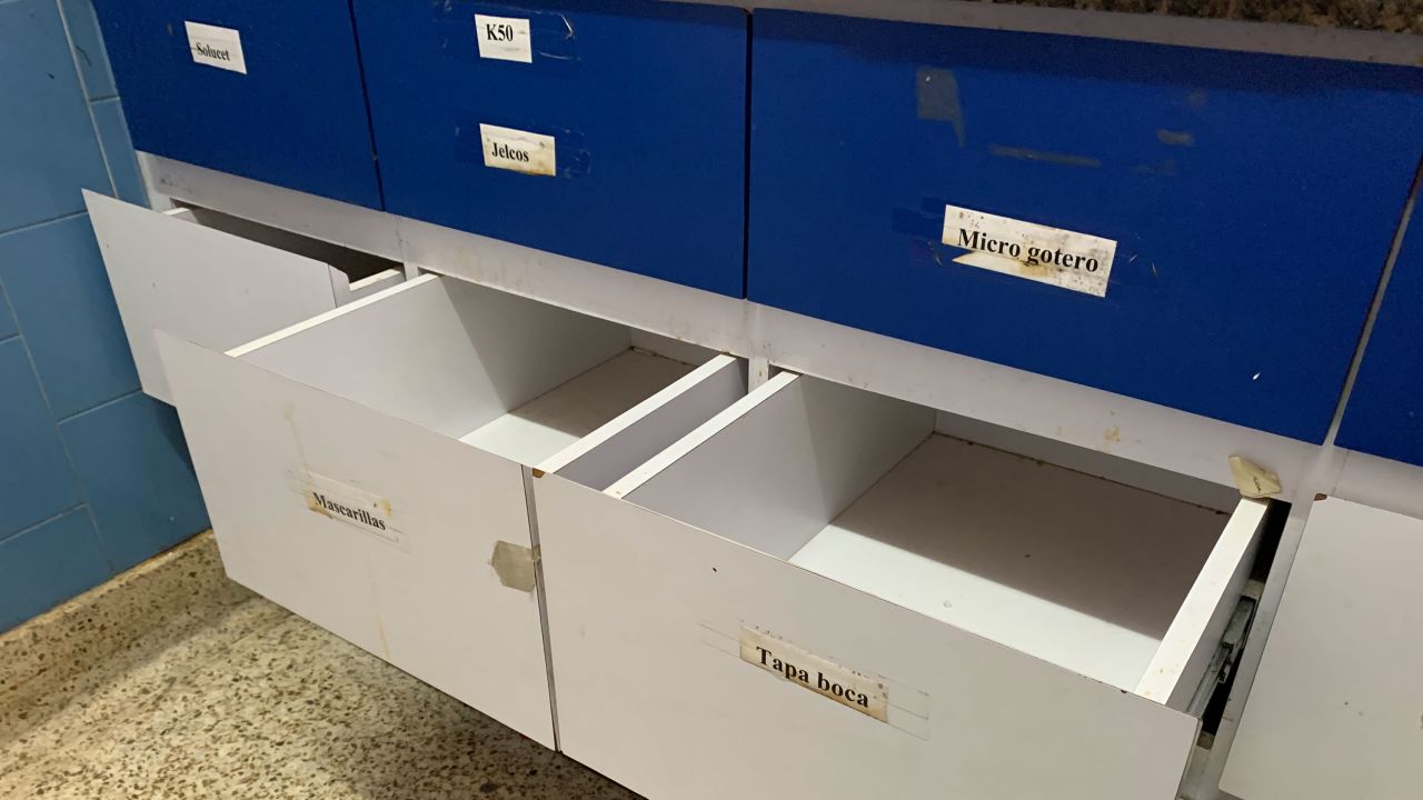 Vargas Hospital lacks basic supplies such as iron supplements and staff say they have to fight for every piece of equipment, most of which they end up having to buy themselves.