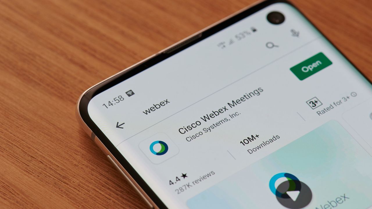 Cisco Webex app STOCK