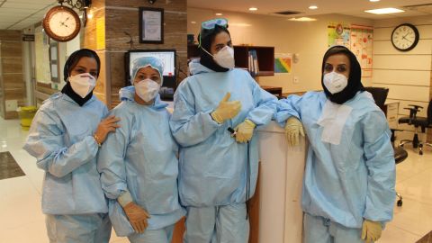 Iranian doctors insist that Trump's "maximum pressure campaign" has hampered their fight against Covid-19.