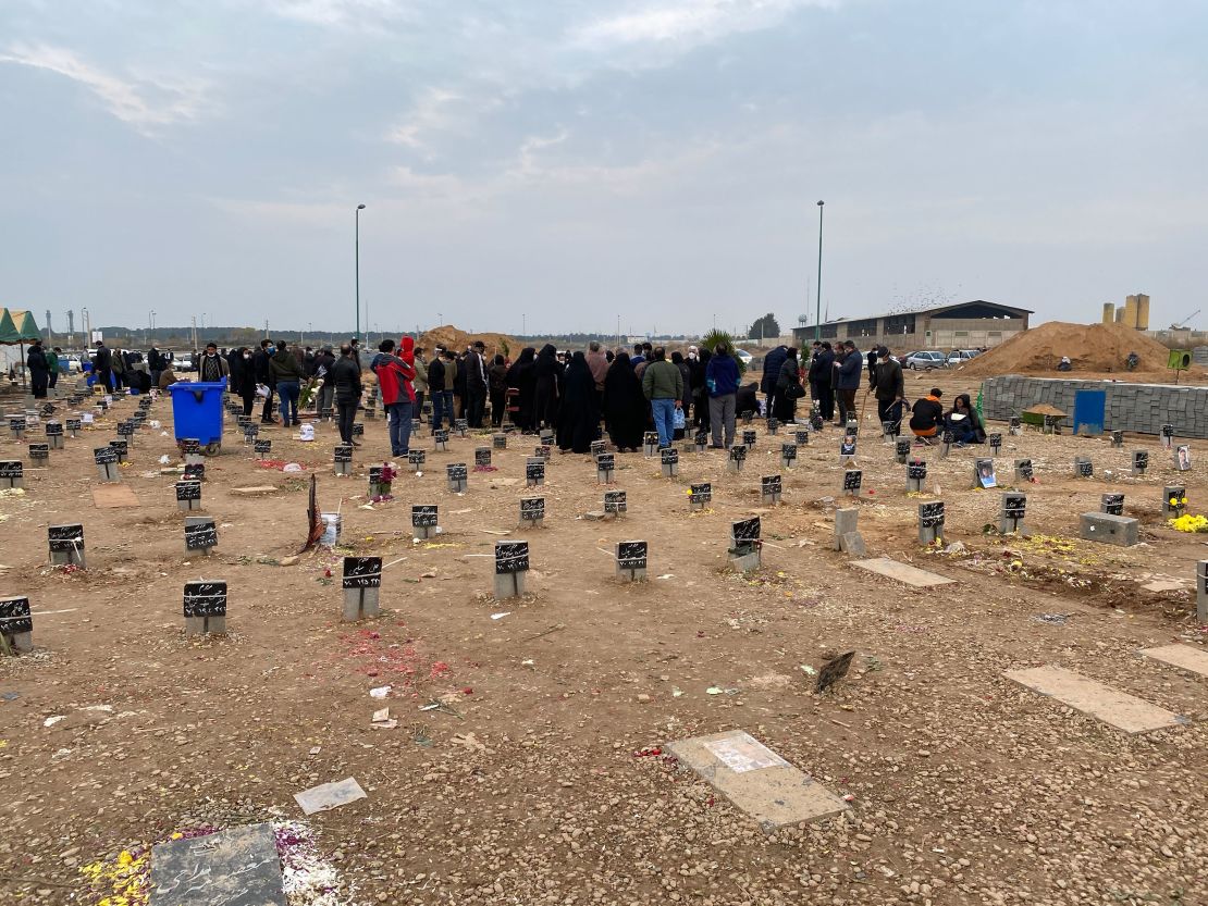 Muslim Imams at an Iranian gravesite say prayers 30 times a day as the death toll from Covid-19 grows. 