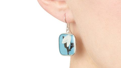 Birth Month Flower Earrings