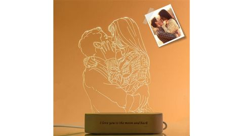 PoshChicStore Custom 3D Photo Lamp