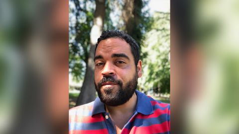 Laid off from his hotel sales job, Barnell Garrett says he can only pay his bills through January.