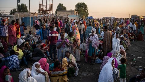 The Hamdayat refugee camp in Sudan borders Ethiopia.