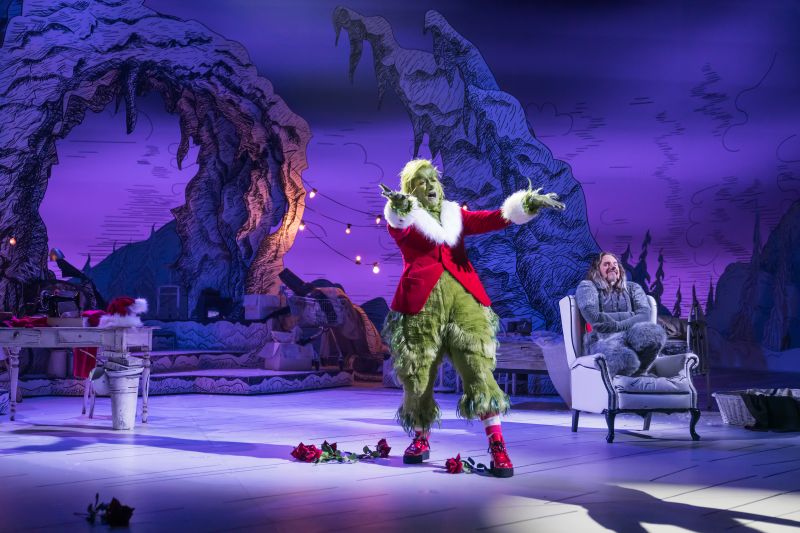 The Grinch brings the grump in his live-action TV musical debut