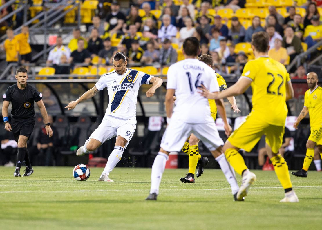 Zlatan Ibrahimovic scored 52 goals in 56 appearances for LA Galaxy.