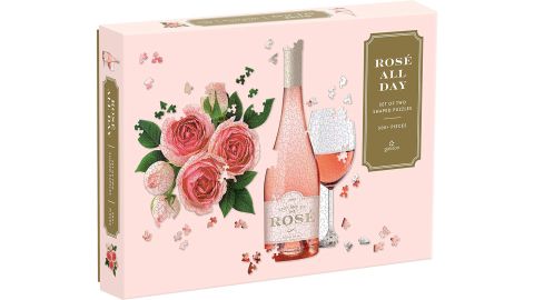 Galison Store Rose All Day Set of Two Shaped Puzzle Set